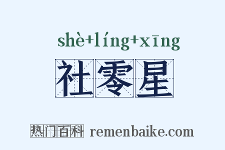 社零星是什么意思的图片